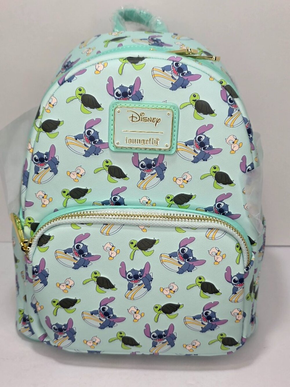 Loungefly Lilo & Stitch Animal Friends All-Over Print Mini Backpack